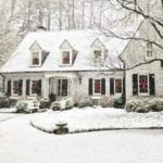 white-christmas-traditional-home-decorations-wreaths-windows