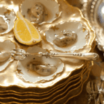 debra-shriver-new-orleans-antique-limoges-oyster-plate-sterling-silver-gilt-gold