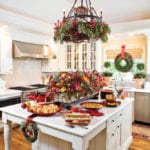 elegant-white-kitchen-center-island-southern-living-christmas-decor