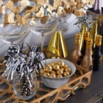 gold-champagne-coupe-flutes-mini-champagne-new-years-eve-bar-cart