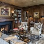 wood-paneled-library-study-office-fireplace