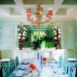 celerie-kemble-inc-palm-beach-tropical-dining-room-table-faux-bamboo-chairs-shells-coral-chandelier