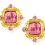 elizabeth-locke-intaglio-quadratico-pink-earrings