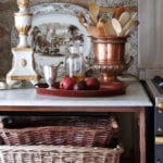english-country-house-detail-copper-pots-la-cornue-range-baskets