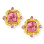 intaglio-elizabeth-locke-earrings-pink