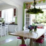 lily-maddock-celerie-kemble-pink-green-stripes-preppy-kitchen-palm-beach-chic-lucite-chairs-hollywood-regency-beverly-hills-hotel-chintz-curtains