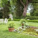 lily-pool-pond-wrought-iron-table-chairs-garden