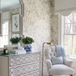 schumacher-grasscloth-mark-d-sikes-ballard-designs-mirror-nail-head-trim-dresser