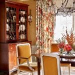 traditional-dining-room-antique-china-cabinet-grasscloth-grass-cloth-wallpaper-james-farmer