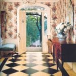 carleton-varney-chintz-antiques-entryway