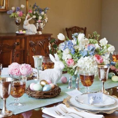 Spring and Easter Tablescape Ideas