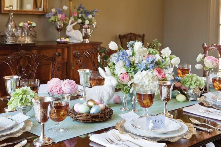 Spring and Easter Tablescape Ideas