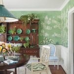 mark-sikes-gracie-wallpaper-chinoiserie-handpainted-celedon-majolica-antique-hutch