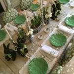serena-fresson-alice-naylor-leyland-english-easter-tablescape-moss-bunnies-rabbits-crystal-monogrammed-linens-napkins-blue-white-chinoiserie-porcelain-cabbage-leaf-plates-cabbageware