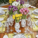 spring-tablescape-pink-yellow-purple-tulips-floral-china-etched-vintage-crystal