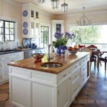traditional-home-kitchen-wood-countertops-blue-white-tile-backsplash-accents