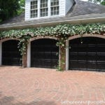 Climbing-Roses-Over-Garage-red-brick-house