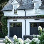 detached-carriage-style-house-garage-pergola-ivy-hydrangeas-dormers