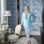 meg-braff-long-island-portrait-veranda-blue-white-chinoiserie-wallpaper-mirrored-vanity-shell-back-chair-hollywood-regency-glamour