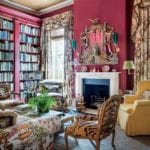 patricia-altschul-mario-buatta-chinoiserie-red-library-leopard-tiger-velvet