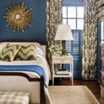 pierre-deux-vintage-bed-sunburst-clock-bedroom