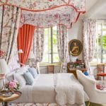 silk-jacquard-Braquenié-canopy-bed-bedroom