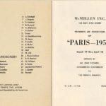 Booklet from Paris – 1952 Exhibit – 1
