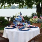 blooming-patriotic-table-waterfront-fourth-of-july-american-flags-tablescape-ideas-entertaining-red-transferware