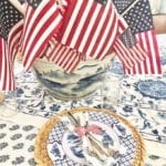 chinoiserie-planter-vase-flags-decor-fourth-of-july-deorations-ideas