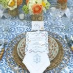 clary-bosbyshell-tablesape-india-amory-tablecloth-linens-wicker-bamboo-flatware-juliska-flowers-menu-card-monogrammed