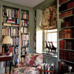mcmillen-interior-design-english-country-style-chintz-library-green-forrest-dark-lacquer-painted