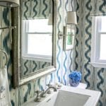 pierre-frey-toile-de-nantes-wallpaper-blue-white-powder-room-roman-shade-clary-bosbyshell