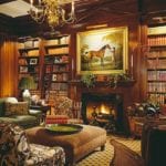 ralph-lauren-equestrian-style-wood-paneled-library-books-shelves-masculine-traditional-style