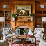 wood-paneled-library-traditional-james-farmer-dog-art