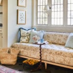 Caroline Gidiere banquette toile scalamandre tigre tiger velvet floral botanical prints