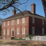 George Wythe house on the Palace Green in Colonial Williamsburg Virginia