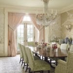 ann-wolf-dining-room-hand-paintee-chinoiserie-wallpaper-gracie-de-gournay-pink-curtains-traditional-crystal-chandelier