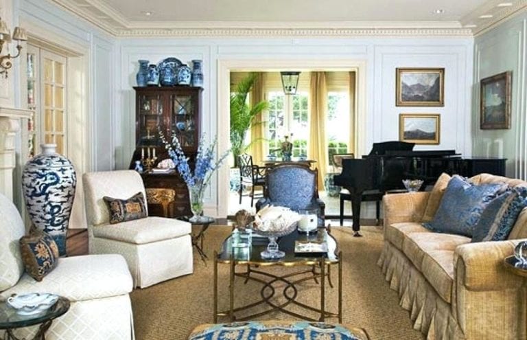 Blue and White in a 1920s Texas Home