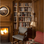 wood-paneled-faux-painted-library-study-Rose-Cummings-Genges-fabric
