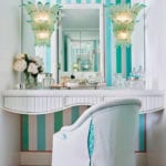 ellen-kavanaugh-palm-beach-interior-design-murano-sconces-vanity-dressing-table-stripes-hollywood-regency-glamorous-chic