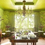 suzanne-rheinstein-green-dining-room-traditional-gracie-hand-painted wallpaper-chinoiserie