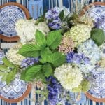 FlowerBlueAndWhiteTableSetting25507 Williams Sonoma’s ‘Ginger Jar,’ ‘French Blue Bouquet,’ and ‘Japanese Garden’ collections heather chadduck