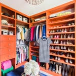 Emily-Lister-Interiors-orange-walk-in-closet-lacquered-paint