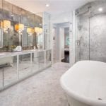 amy-berry-designs-mirrored-bathroom-mirrored-glam-glamorous-sconces-free-standing-tub