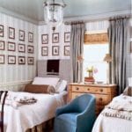 boys-bedroom-blue-white-stripes-animal-pictures-framed-gallery-wall
