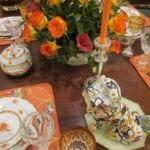 herend-chinese-bouquet-rust-foo-dog-chinoiserie-tablescape