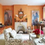 justine-cushing-house-beautiful-orange-living-room-new-york-manhattan-apartment