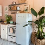 The_Style_Bungalow_Home-danielle-rollins-tiny-kitchen-small-interior-design-ideas-smeg-blue-refrigerator