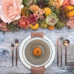 fall-tablescape-pumpkins-roses-cabbages-gourds-thanksgiving-tabletop-ideas