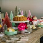 kimberly-schlegel-whitman-holiday-entertaining-bottlebrush-vintage-christmas-trees-snowman-mugs